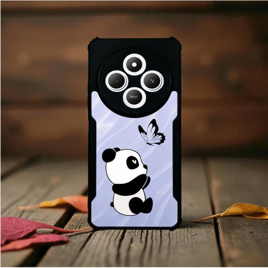 Panda and Butterfly Mobile Cover For Redmi A4