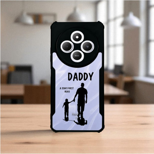 Daddy and Son Mobile Cover For Redmi A4