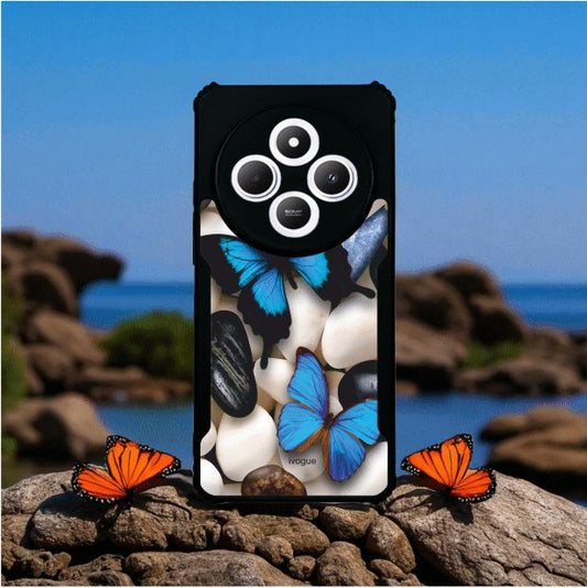 Blue Wings Beauty Mobile Cover For Redmi 14c