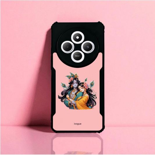 Radha Krishna Bliss Mobile Cover For Redmi A4
