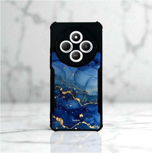 Blue Opulence Mobile Cover For Redmi 14c