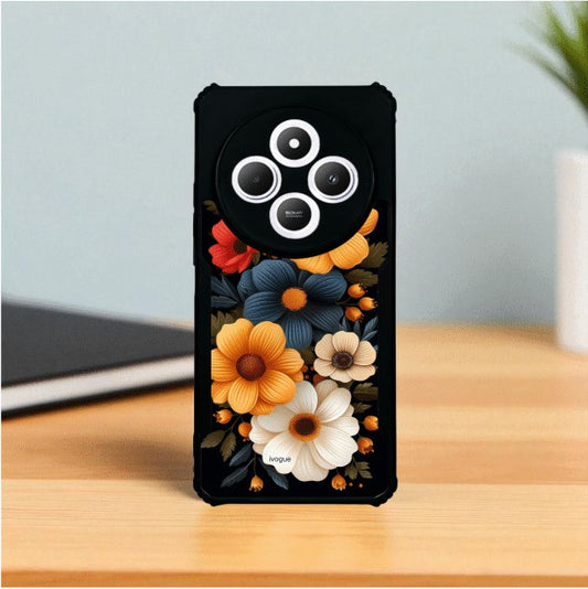 Retro Petals Mobile Cover For Redmi A4