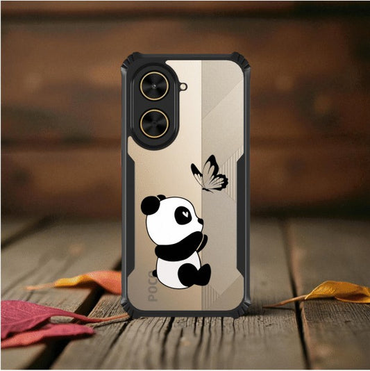 Panda and Butterfly Mobile Cover For Redmi A5
