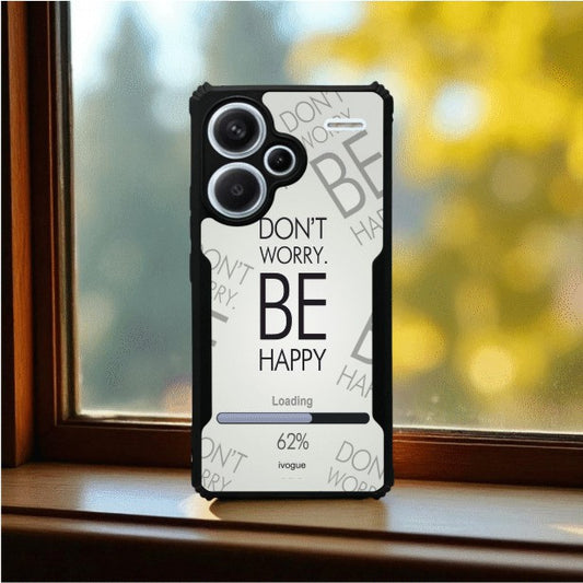 Be Happy Mobile Cover For Redmi Note 13 Pro Plus