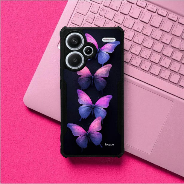 Galaxy Butterflies Mobile Cover For Redmi Note 13 Pro Plus