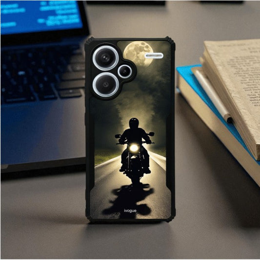 Bike Rider Mobile Cover For Redmi Note 13 Pro Plus