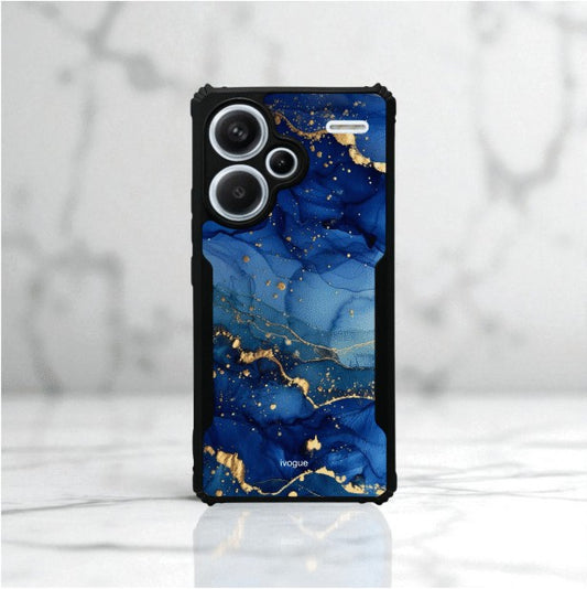 Blue Opulence Mobile Cover For Redmi Note 13 Pro Plus