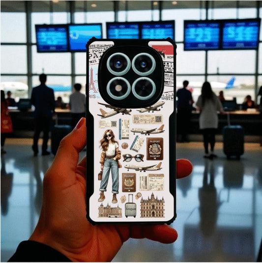 Travel Girl Vibes Mobile Cover For Redmi Note 14 Pro