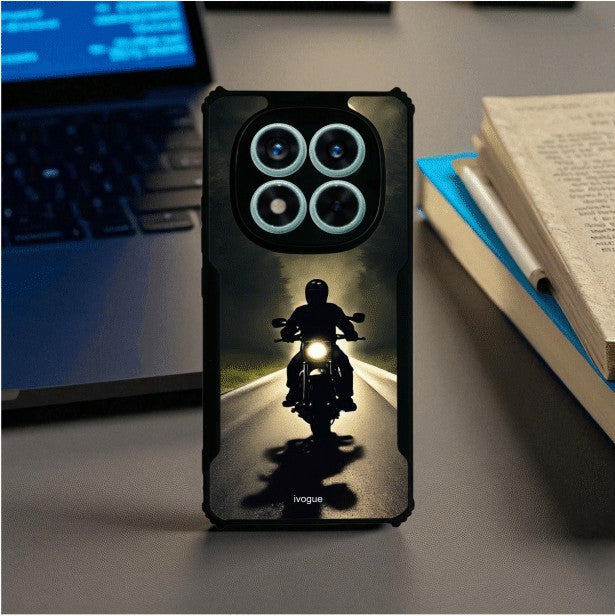 Bike Rider Mobile Cover For Redmi Note 14 Pro
