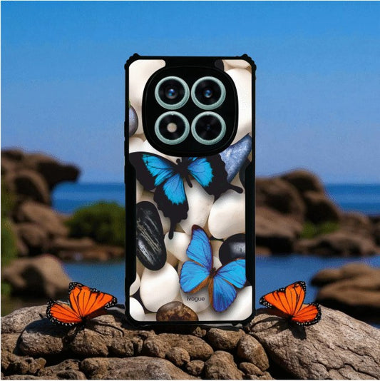 Blue Wings Beauty Mobile Cover For Redmi Note 14 Pro