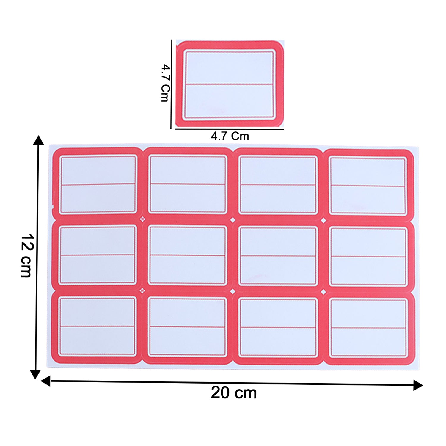 1 Sheets Self-Adhesive Label Stickers