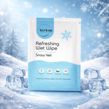 Snow veil wipe refreshing use