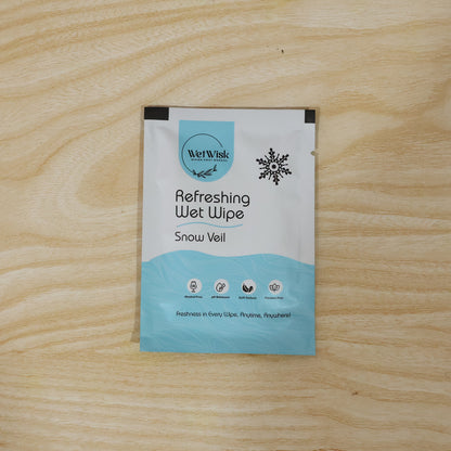 Snow veil wet wipe daily hygiene