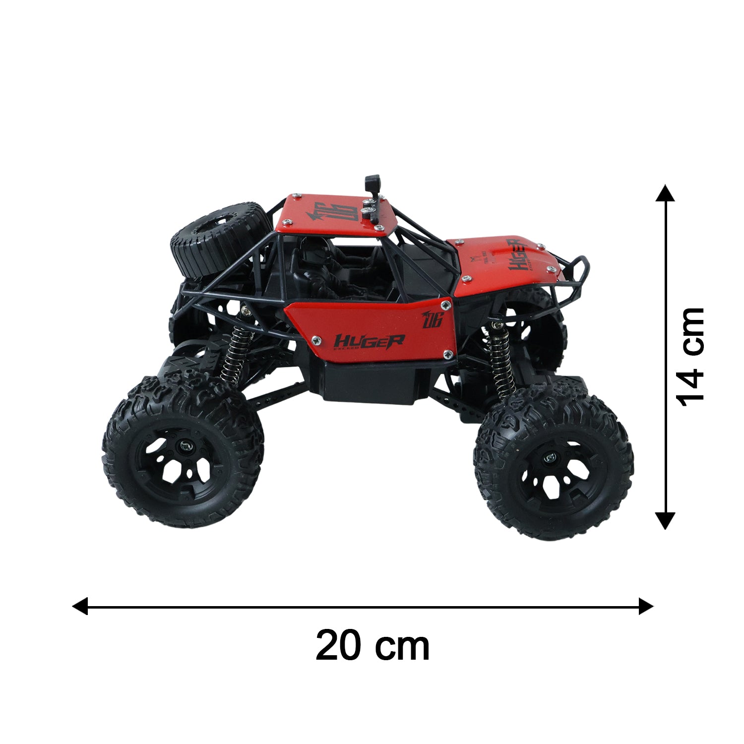 Rock Crawler Monster RC Truck size comparison