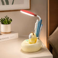 Astronaut LED Study Lamp with Pen Holder & Flexible Neck for Kids
