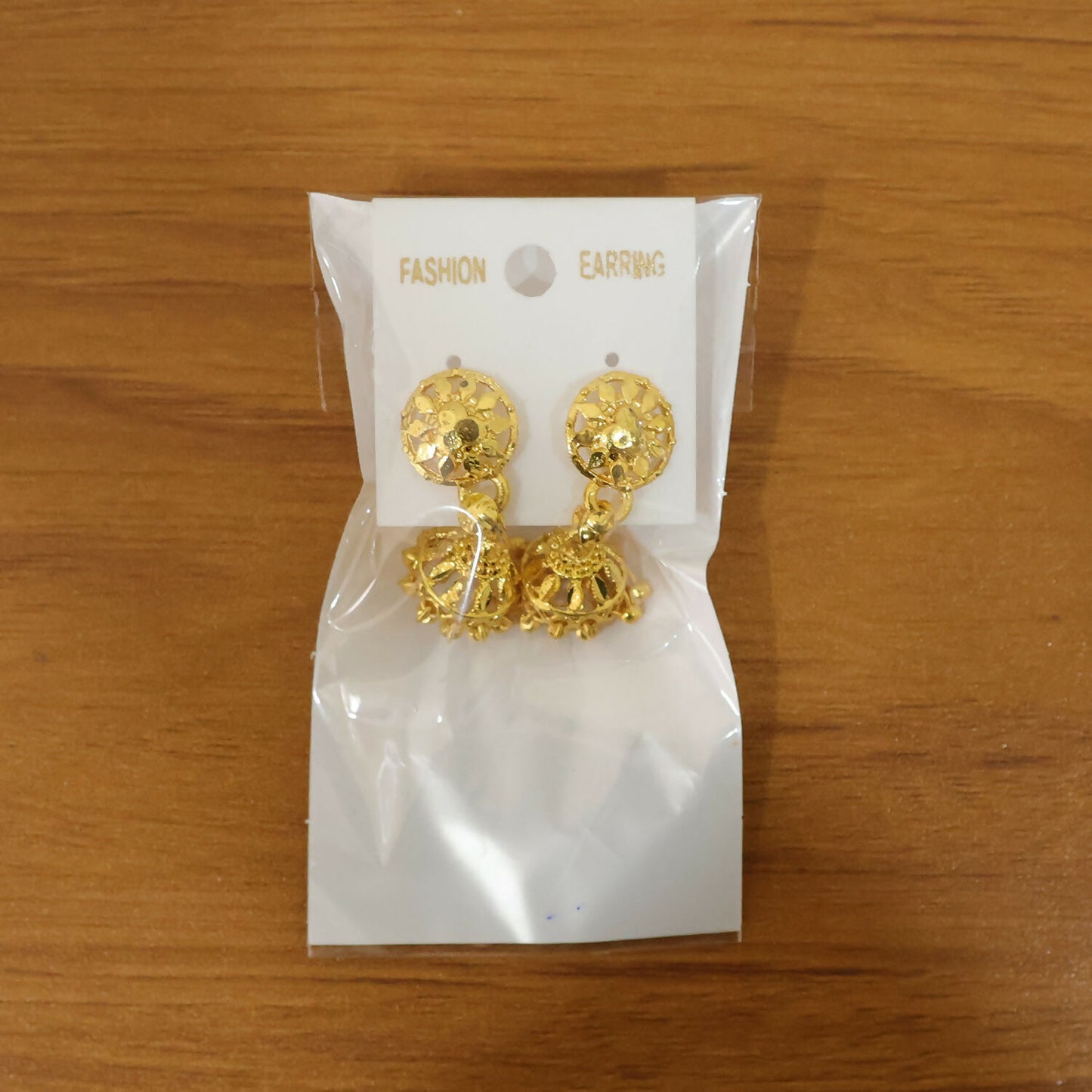 Copy of Elegant Gold Plated Floral Jhumka Earrings for Women Traditional Festive Wear