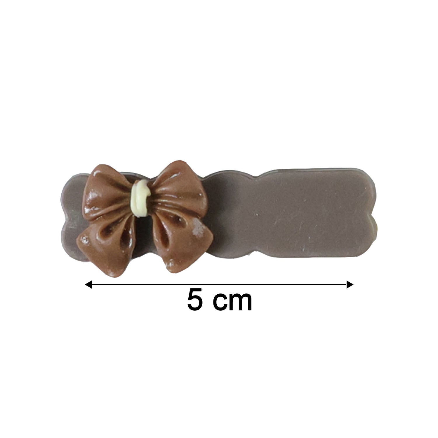 Elegant Bow Design Decorative Hair Clip Set (5 Pc)
