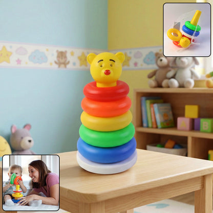 Colorful Stacking Ring Toy for Kids - Educational Development & Fun