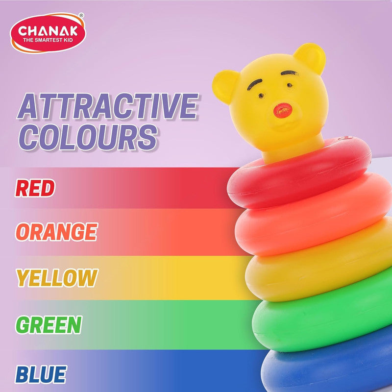 Colorful Stacking Ring Toy for Kids - Educational Development & Fun