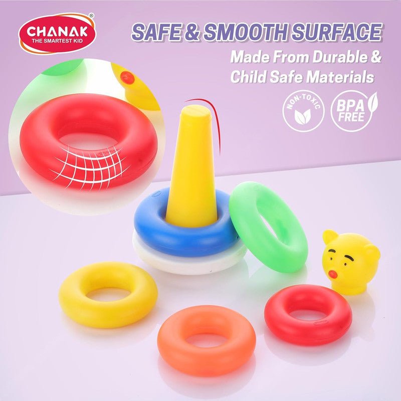 Colorful Stacking Ring Toy for Kids - Educational Development & Fun