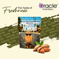 Roasted Salted Almonds Premium Crunchy Whole Badam Wholesome Everyday Snack (200g)
