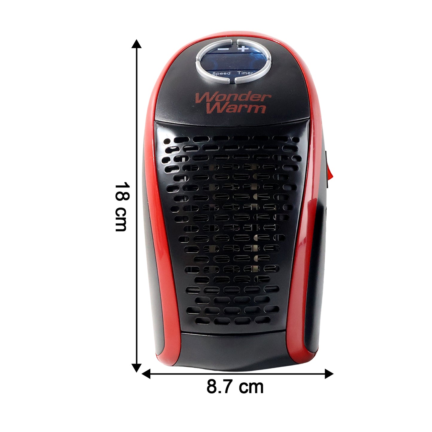 Wonder Warm 400W Wall Plug Room Heater (Without Remote, 1 Pc)