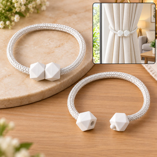 Pearl Curtain Tiebacks – Non-Magnetic & Elegant | FreshAura Homeware