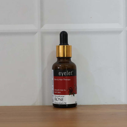 Eyelet Rose Essential Oil Natural Skin & Hair Therapy Oil for Smooth Hair 30ML
