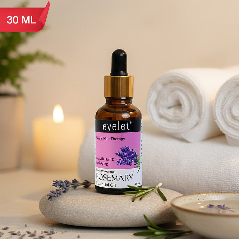 Eyelet Rosemary Essential Oil for Hair Growth Support & Scalp Refreshment – 30ML