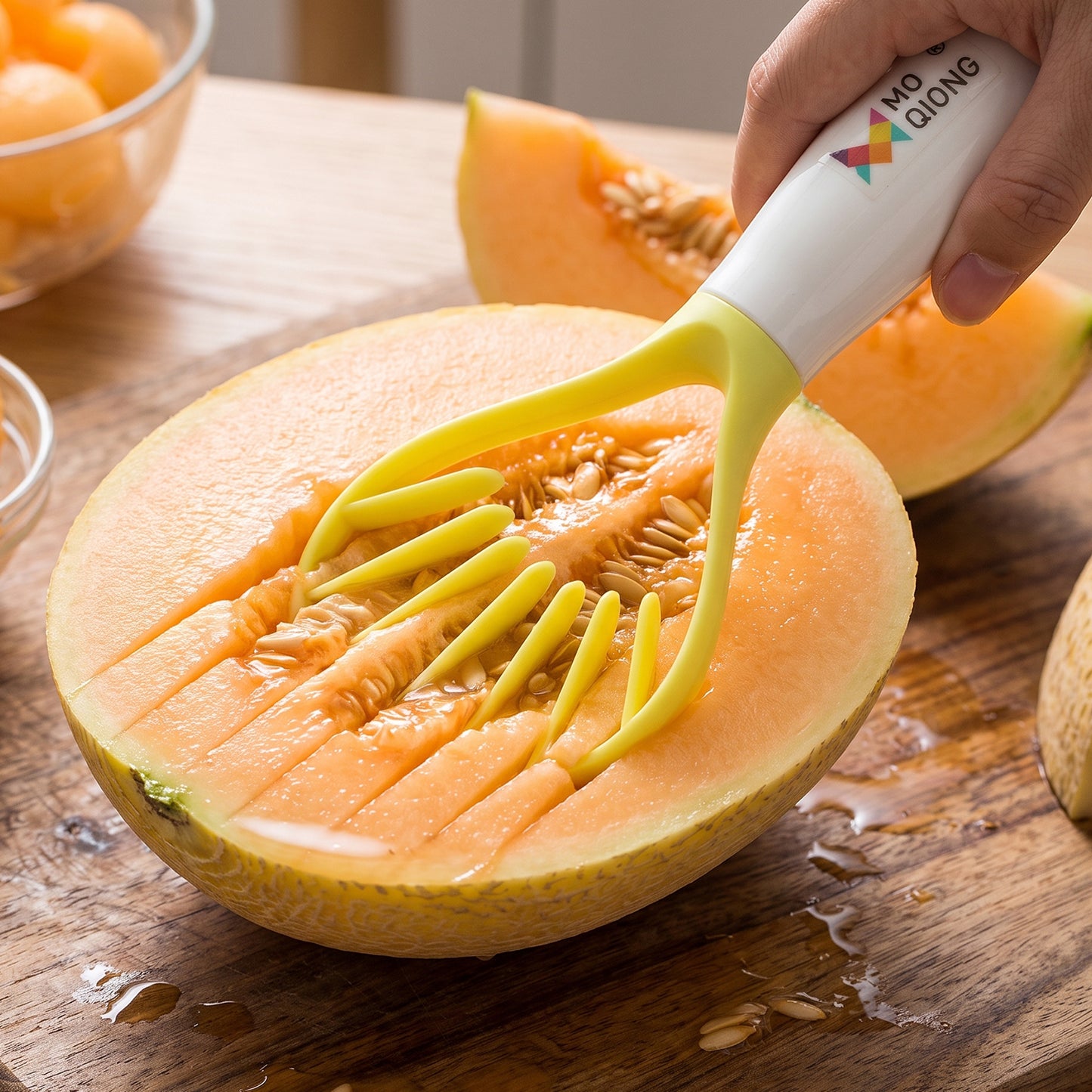 Manual Melon Slicer Cutter Tool for Watermelon Avocado and Fruits (1 Pc)