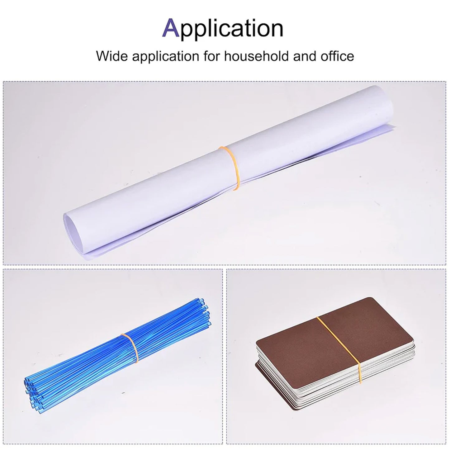 Premium Strong Elastic Rubber Bands – Multipurpose Mix Color Bands (1 Pkt)