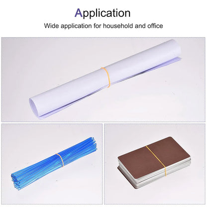 Premium Strong Elastic Rubber Bands – Multipurpose Mix Color Bands (1 Pkt)