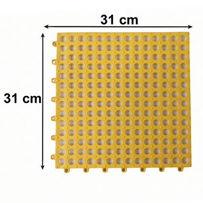 Versatile 30x30cm anti-skid mat for bathrooms, pools, and spas