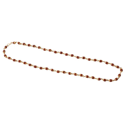Rudraksha Bead Mala Necklace for Spiritual Daily Wear