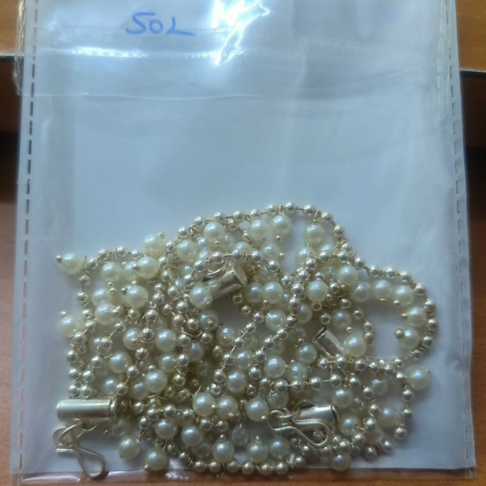 Traditional Pearl Kaan Chain styled with earrings