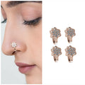 Non-Piercing Nose Rings – Multi-Style Pressing Nath Set Combo Pack