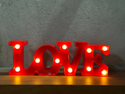LOVE LED Marquee Light for Bedroom, Proposal, Wedding & Home Décor