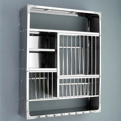 Wall-Mounted Stainless Steel Kitchen Dish Rack | 35×45 inch Heavy-Duty Storage Organizer