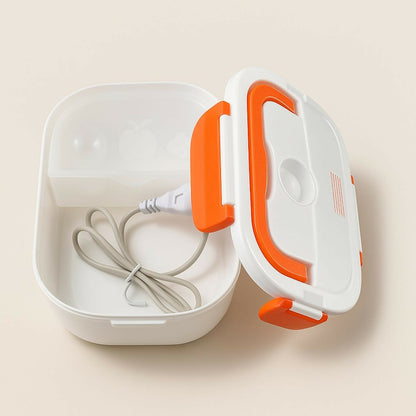 Premium Electric Lunch Box for Office, School & Travel | Portable Food Heater with Detachable Compartments, Leak-Proof Lid & Dual Voltage Car/Home Adapter | Easy to Clean & Durable