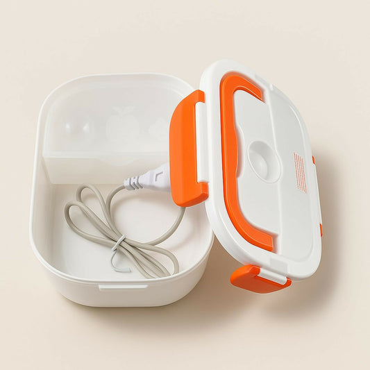 Premium Electric Lunch Box for Office, School & Travel | Portable Food Heater with Detachable Compartments, Leak-Proof Lid & Dual Voltage Car/Home Adapter | Easy to Clean & Durable