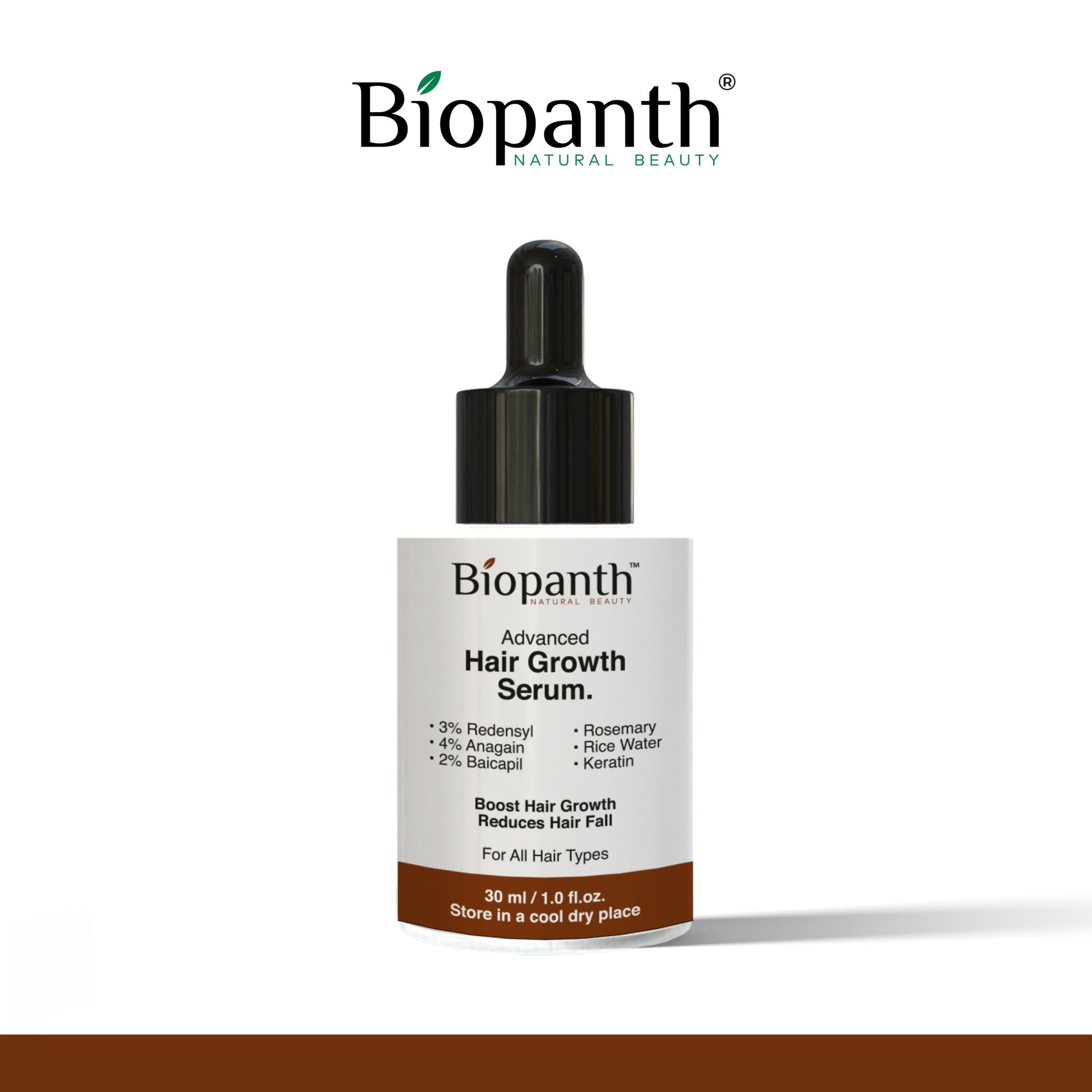 Advanced Hair Growth Serum with Redensyl Anagain Baicapil For Woman And Men (30 ml)