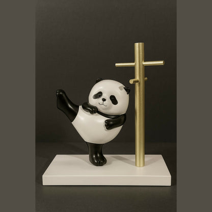 Cute Panda Key Holder Stand for Home & Office Desk Decor Organizer