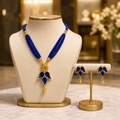 Blue Stone Beaded Necklace Set for Women Elegant Jewellery Collection
