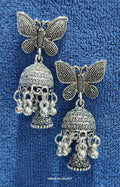 Butterfly Jhumka Earrings – Lightweight Ethnic Design
