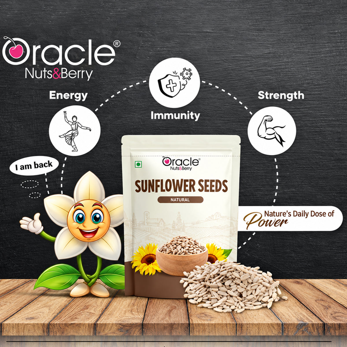Sunflower Seeds Premium Nutritious Delicious Raw and Natural Edible Seeds (250g)
