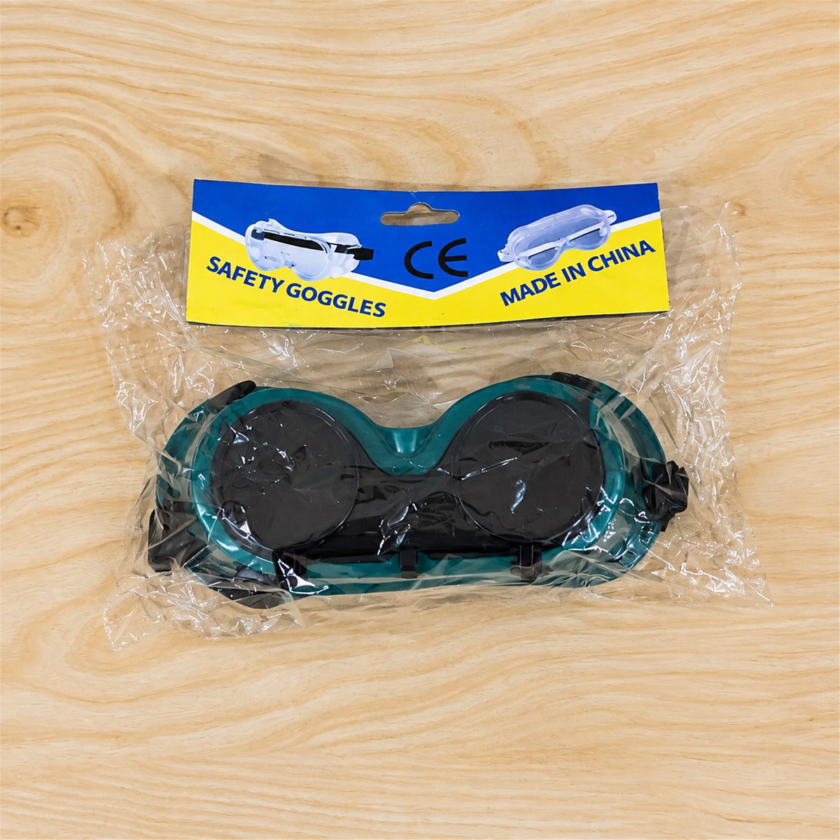 Welding goggles wearing use