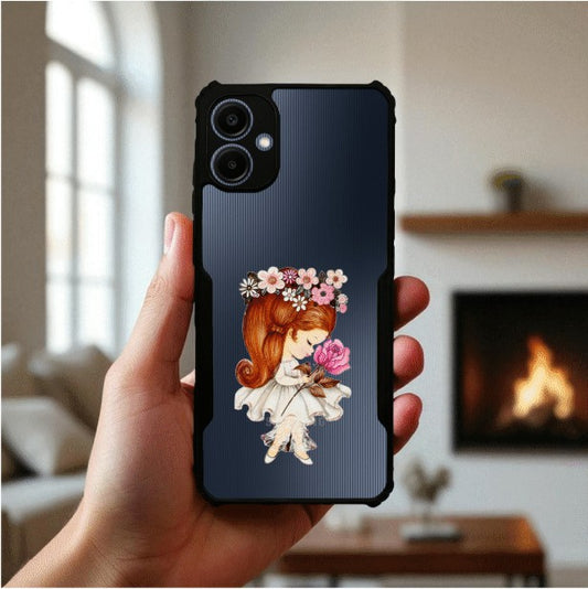 Flower Girl Mobile Cover For Samsung A06