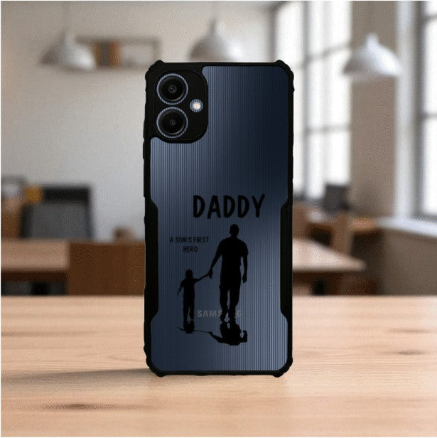 Daddy and Son Mobile Cover For Samsung A06