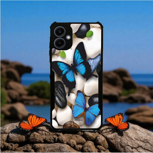 Blue Wings Beauty Mobile Cover For Samsung A06