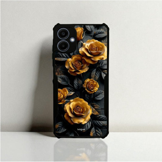 Golden Rose Mobile Cover For Samsung A06